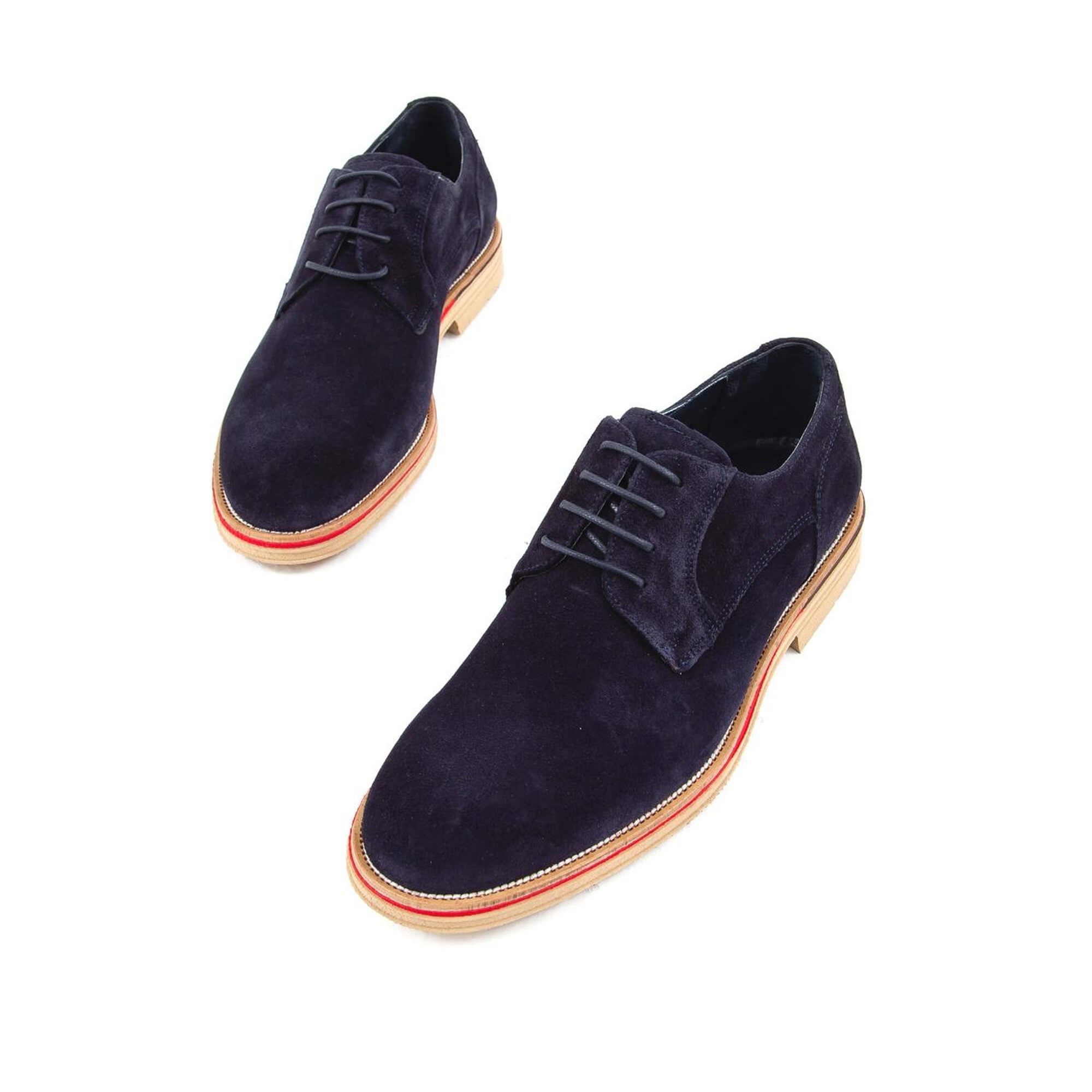 Tamer Tanca Erkek Hakiki Deri Lacivert Casual Ayakkabı