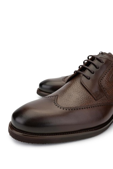  Tamer Tanca Erkek Hakiki Deri Kahverengi Günlük Ayakkabı