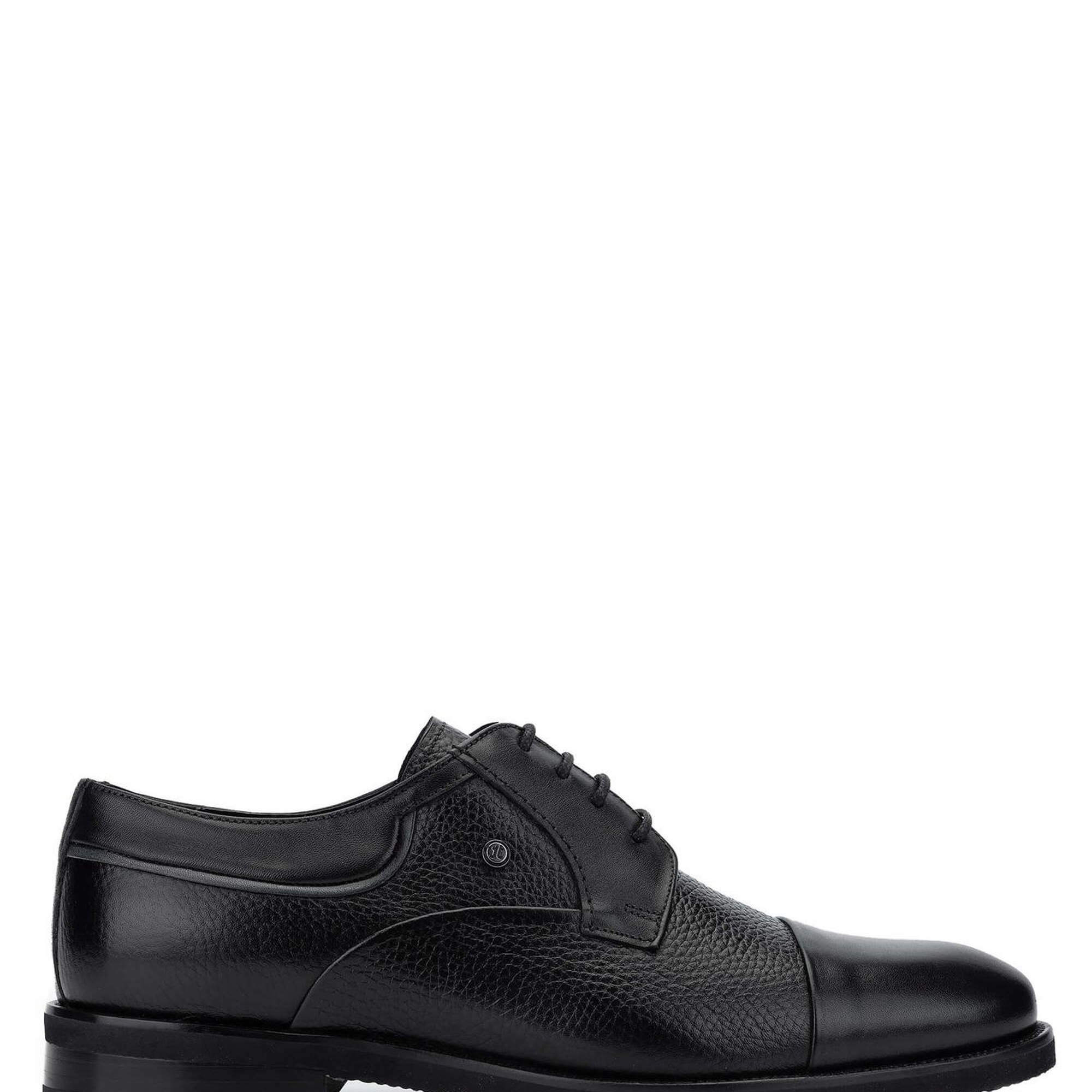 Tamer Tanca Erkek Hakiki Deri Siyah Günlük Ayakkabı