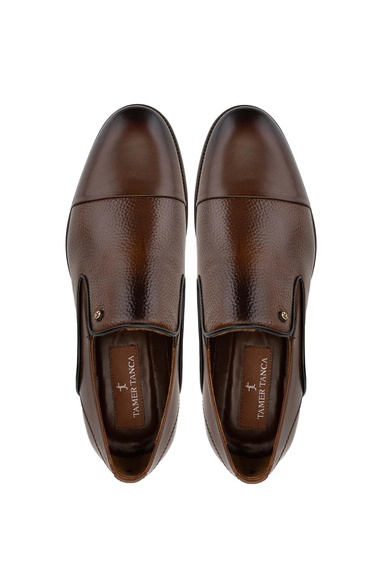  Tamer Tanca Erkek Hakiki Deri Kahverengi Günlük Ayakkabı