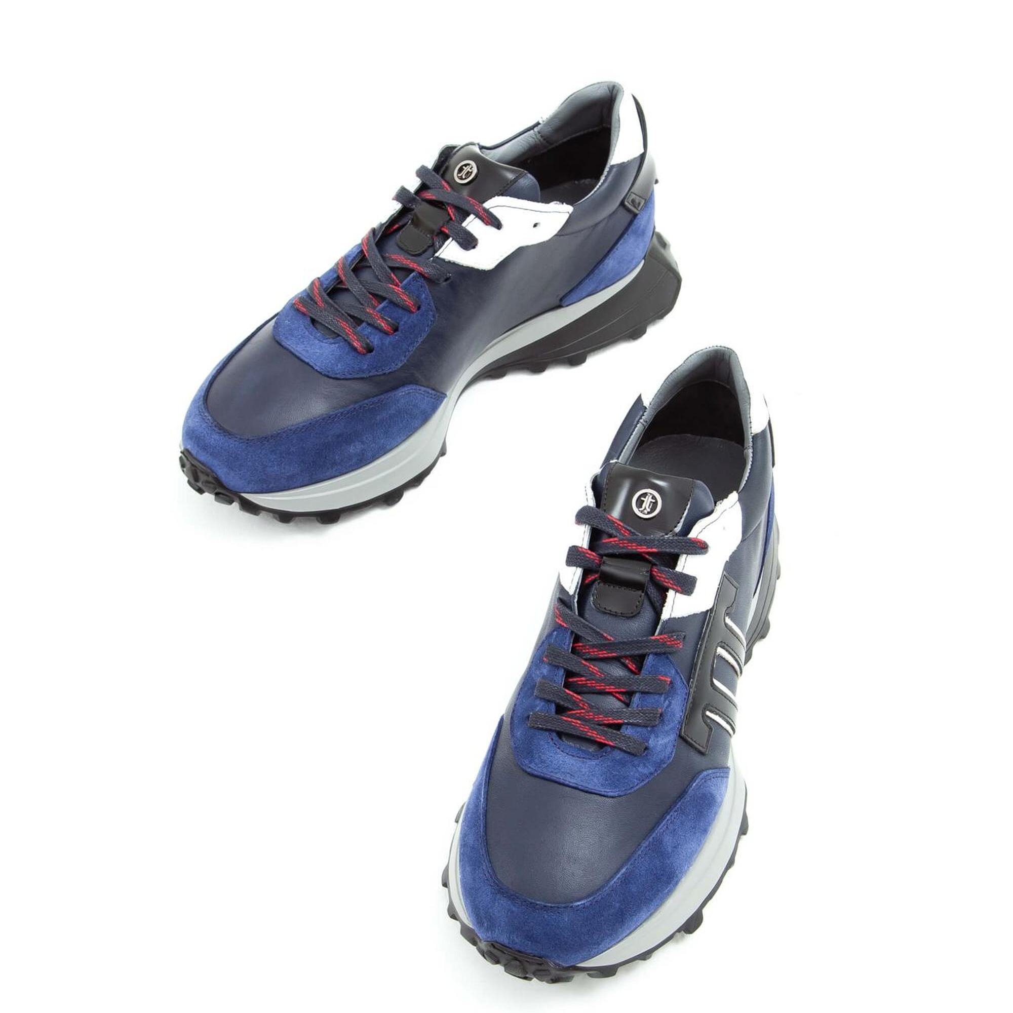 Tamer Tanca Erkek Hakiki Deri Lacivert Sneakers & Spor Ayakkabı