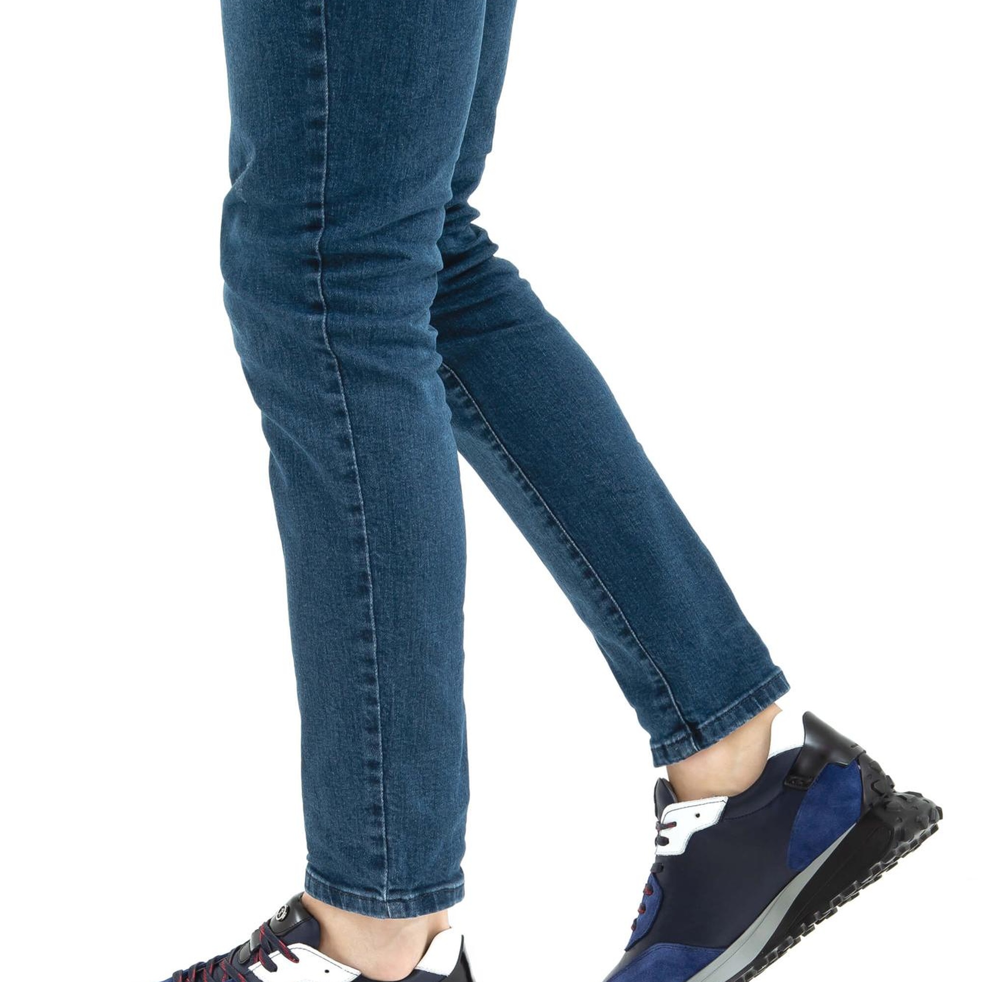 Tamer Tanca Erkek Hakiki Deri Lacivert Sneakers & Spor Ayakkabı