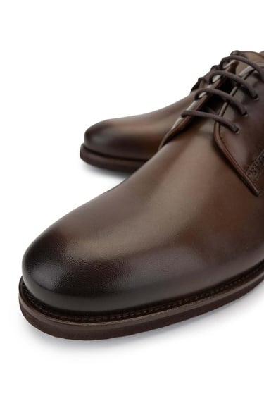  Tamer Tanca Erkek Hakiki Deri Kahverengi Günlük Ayakkabı