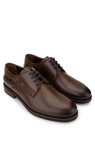  Tamer Tanca Erkek Hakiki Deri Kahverengi Günlük Ayakkabı