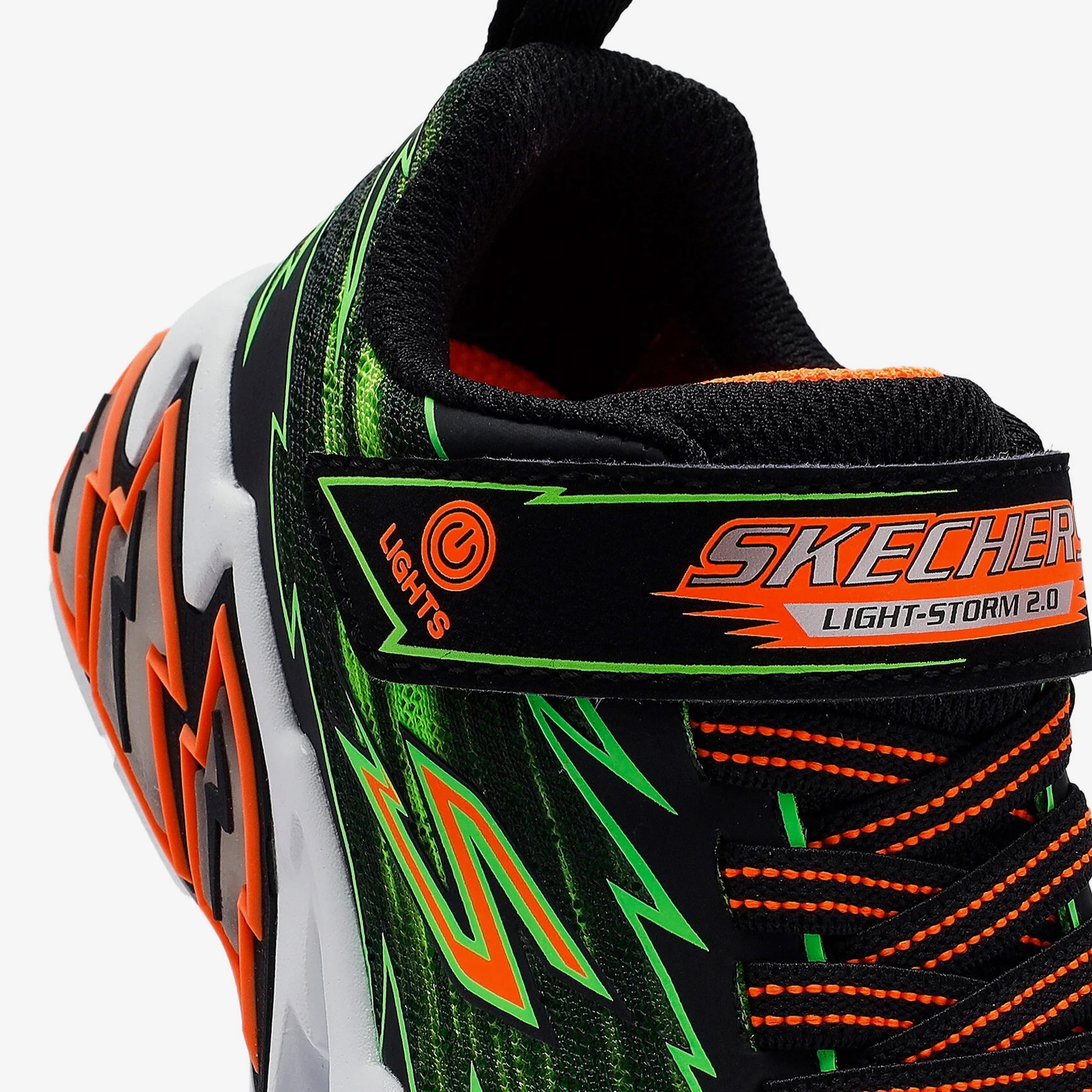 Skechers Light Storm 2.0 Bolt-Brights Çocuk Siyah Spor Ayakkabı