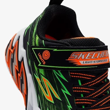  Skechers Light Storm 2.0 Bolt-Brights Çocuk Siyah Spor Ayakkabı