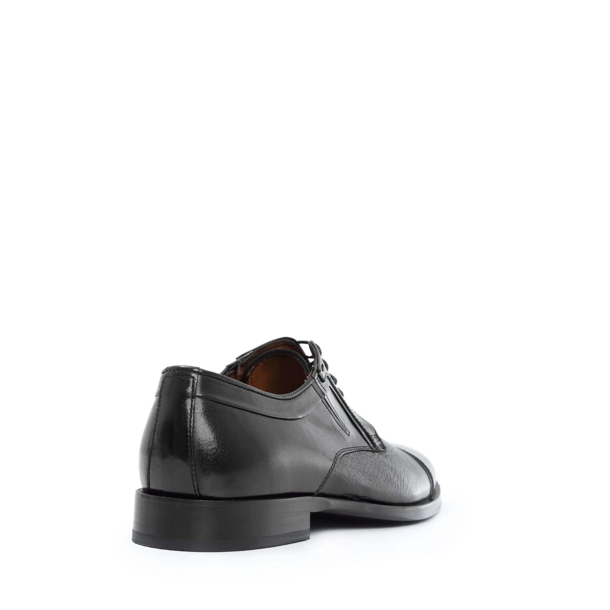 Tamer Tanca Erkek Hakiki Deri Siyah Klasik Ayakkabı