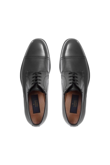  Tamer Tanca Erkek Hakiki Deri Siyah Klasik Ayakkabı