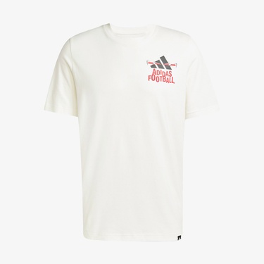  adidas Fun Slogan Erkek Beyaz T-Shirt