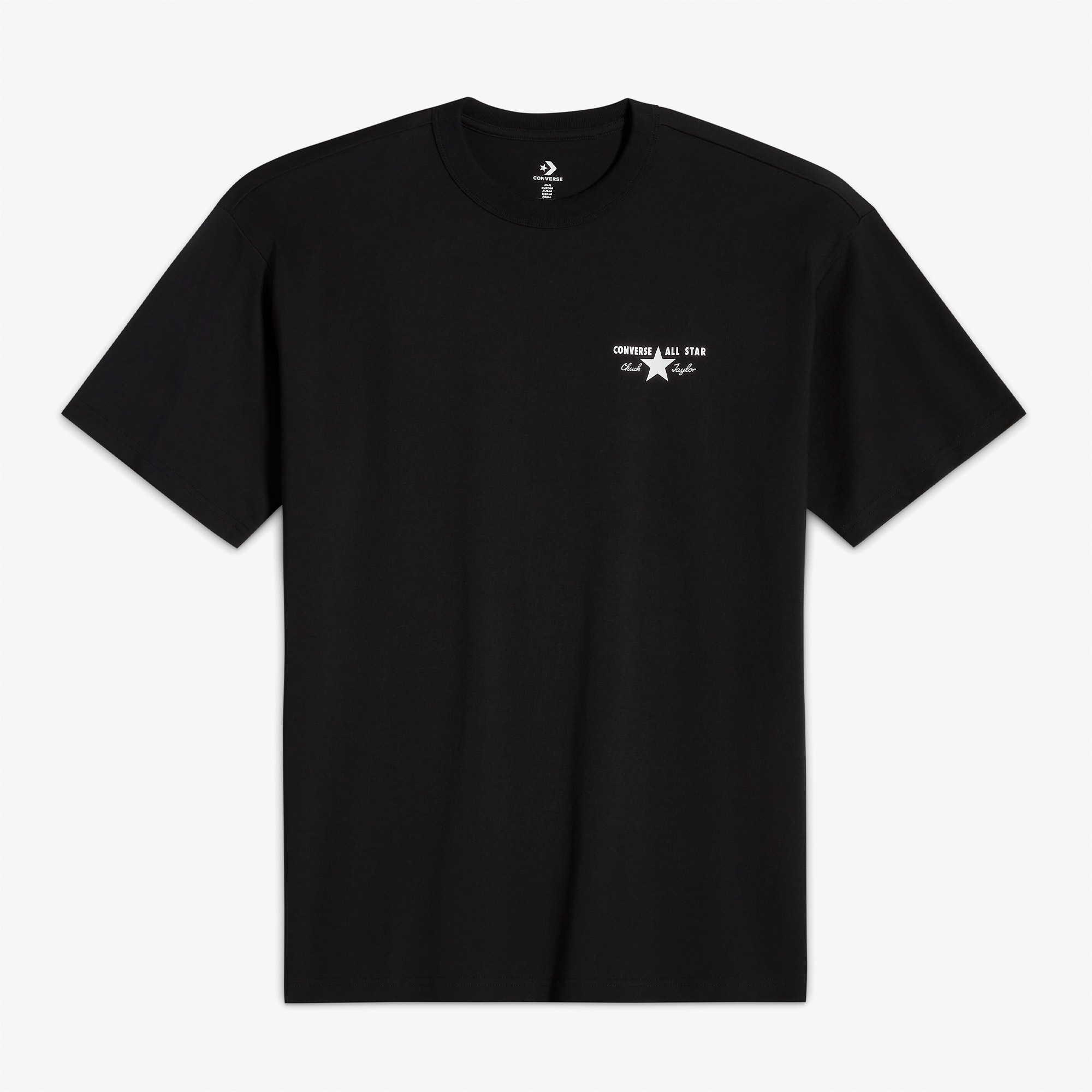  Converse Erkek Grafik Baskılı Siyah T-Shirt