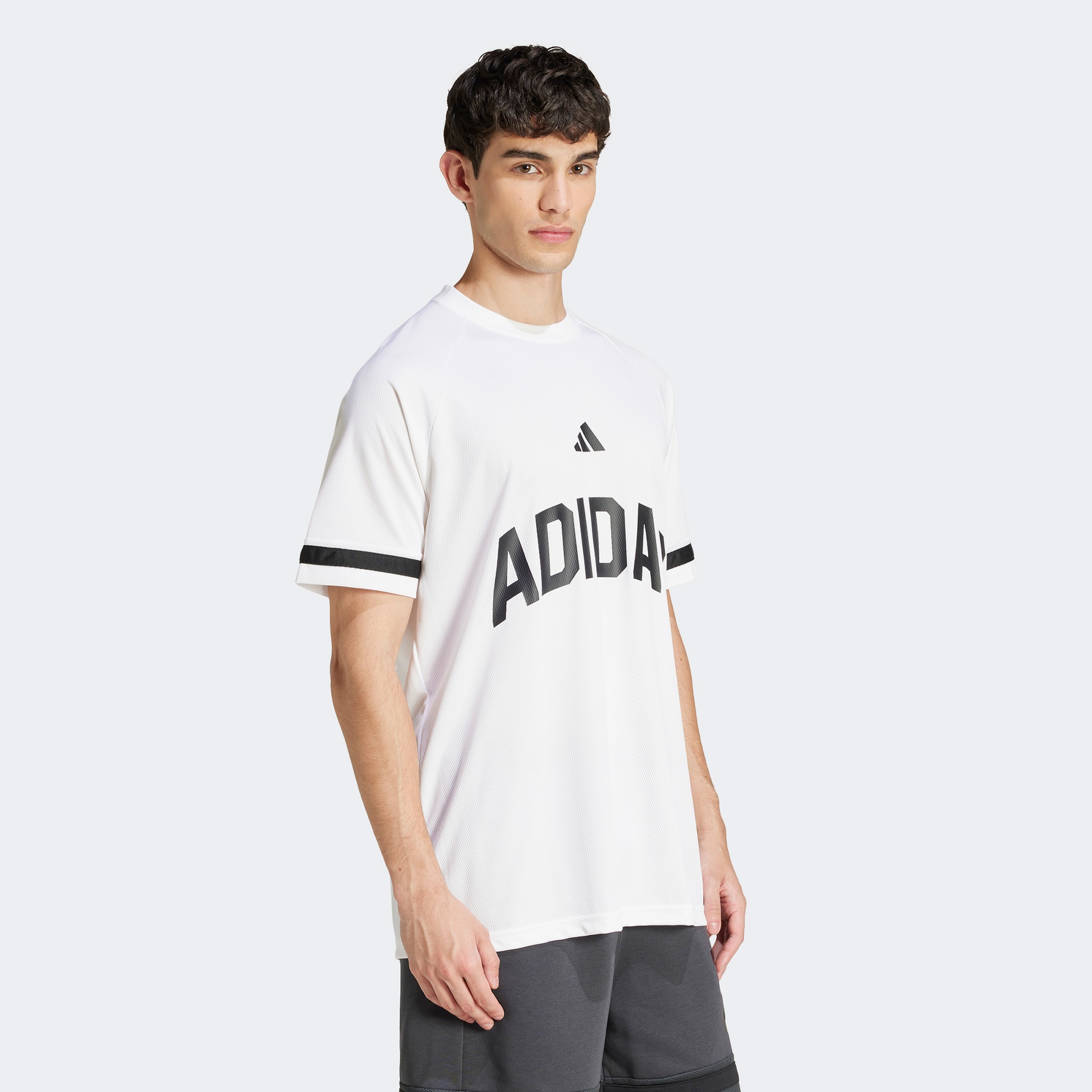 adidas M Us Sport Erkek Beyaz T-Shirt
