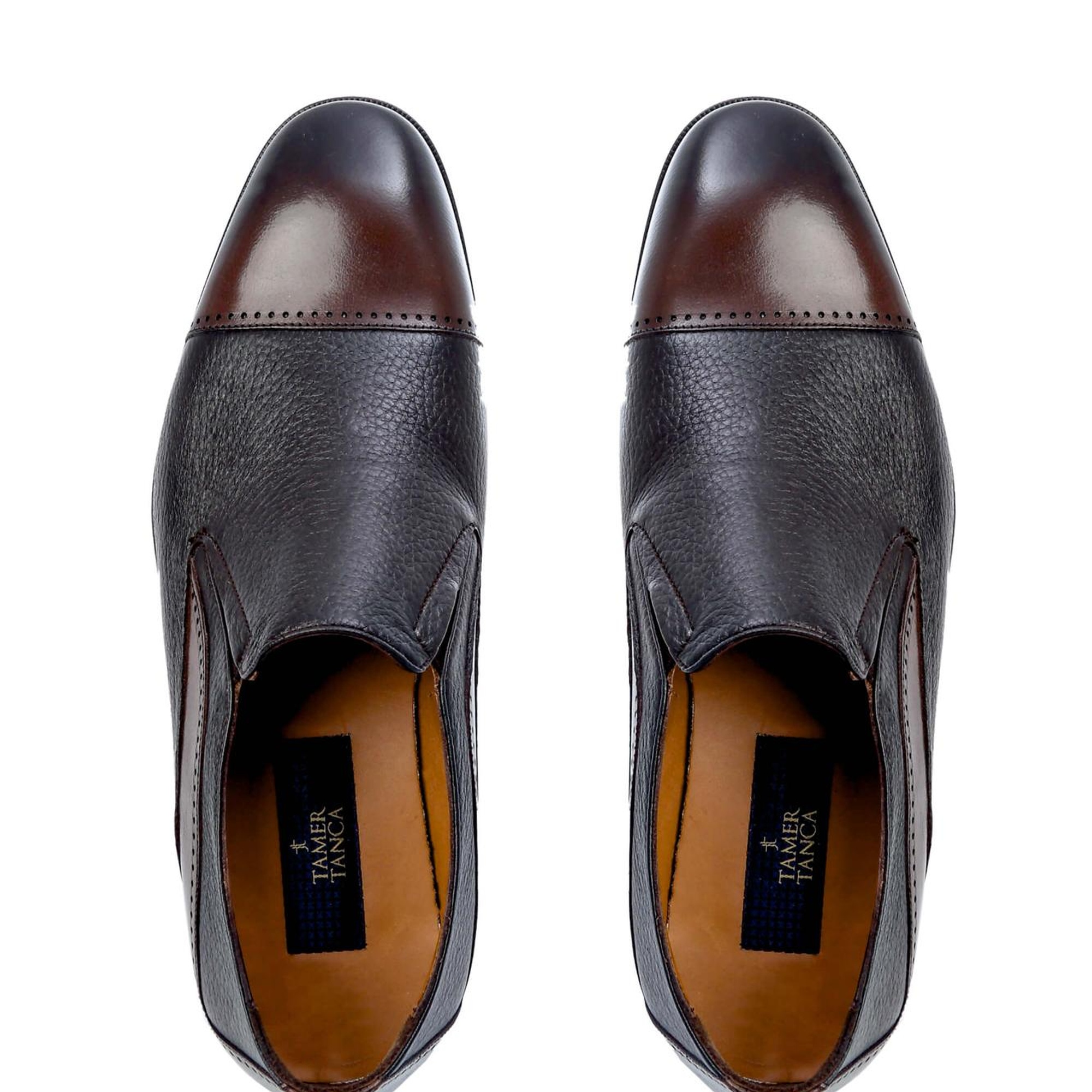 Tamer Tanca Erkek Hakiki Deri Kahverengi Klasik Ayakkabı