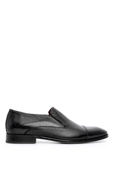  Tamer Tanca Erkek Hakiki Deri Siyah Klasik Ayakkabı