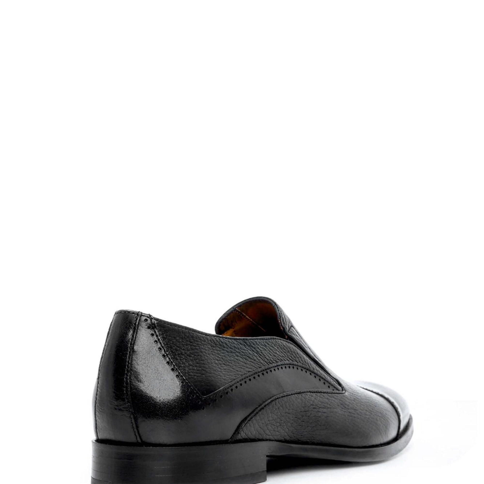 Tamer Tanca Erkek Hakiki Deri Siyah Klasik Ayakkabı