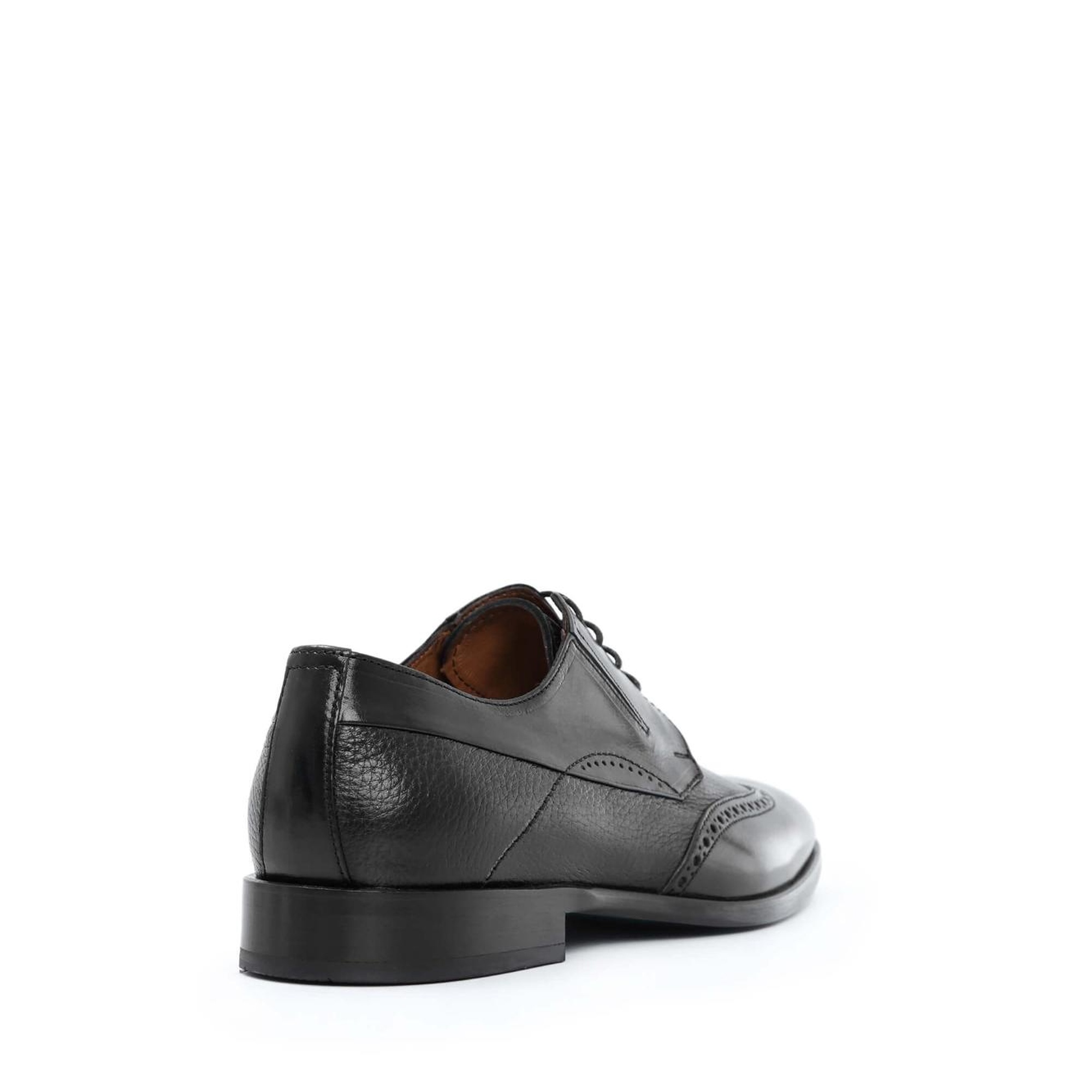 Tamer Tanca Erkek Hakiki Deri Siyah Klasik Ayakkabı