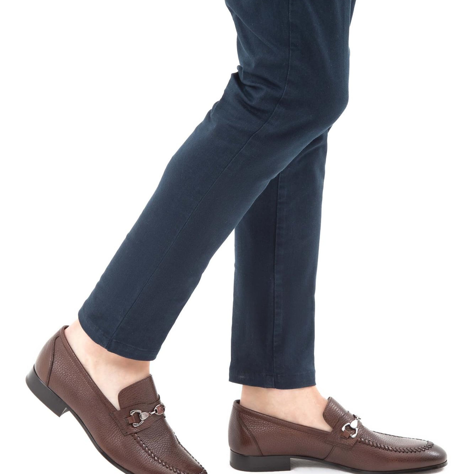 Tamer Tanca Erkek Hakiki Deri Taba Makosen Ayakkabı