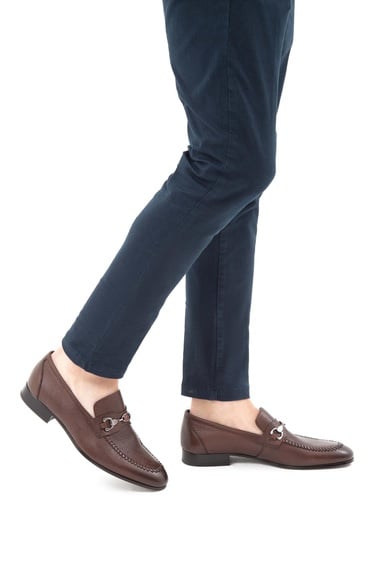  Tamer Tanca Erkek Hakiki Deri Taba Makosen Ayakkabı