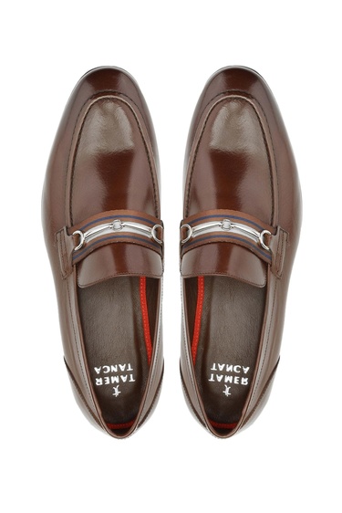  Tamer Tanca Erkek Hakiki Deri Taba Bufalo Klasik Ayakkabı