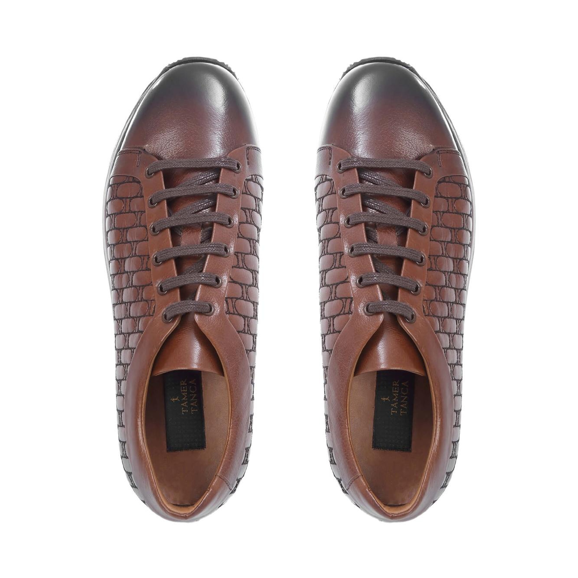 Tamer Tanca Erkek Hakiki Deri Taba Casual Ayakkabı