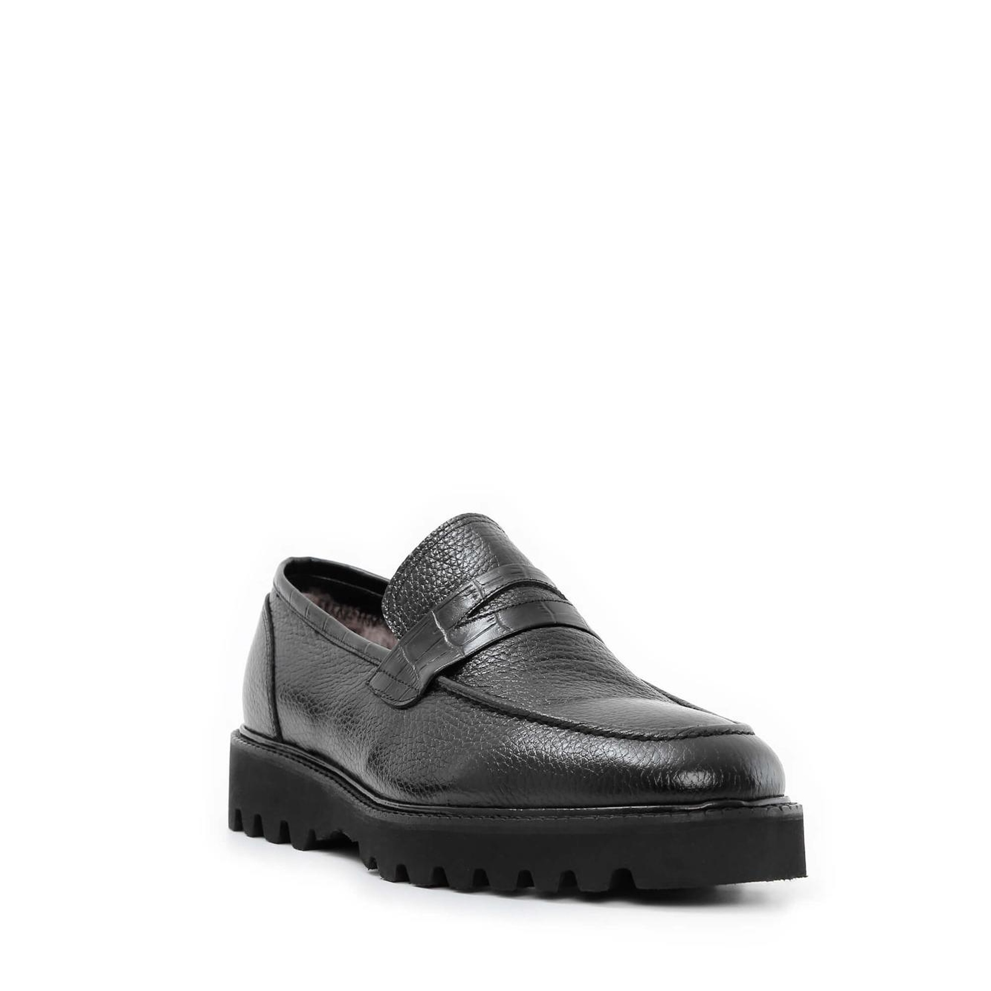 Tamer Tanca Erkek Hakiki Deri Siyah Klasik Ayakkabı