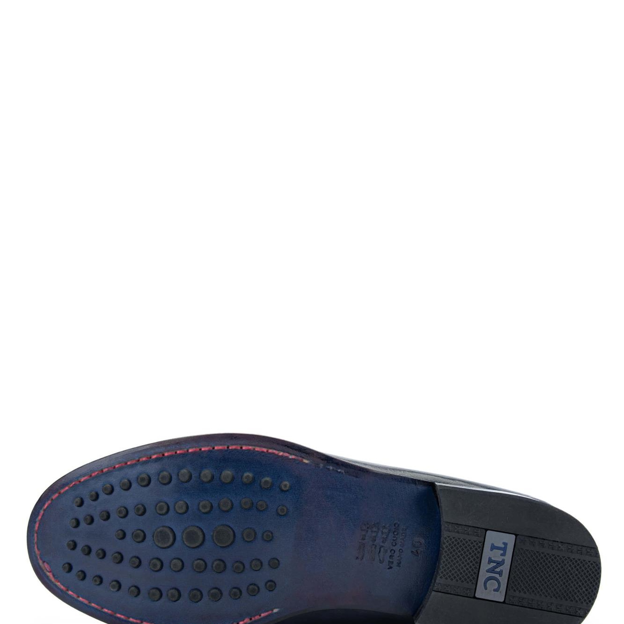 Tamer Tanca Erkek Hakiki Deri Lacivert Makosen Ayakkabı