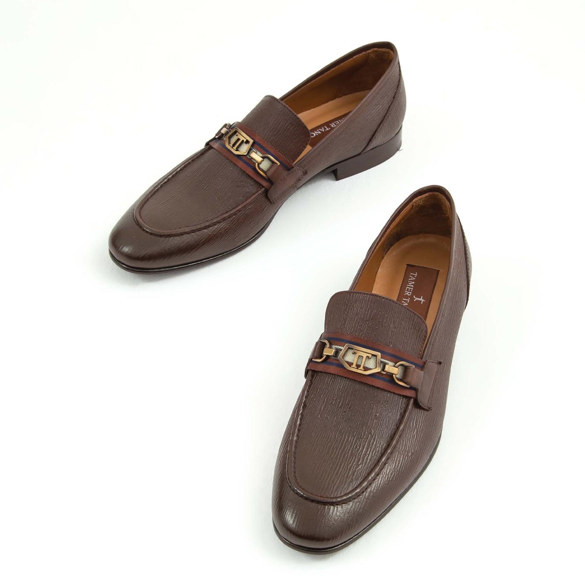 Tamer Tanca Erkek Hakiki Deri Kahverengi Klasik Ayakkabı