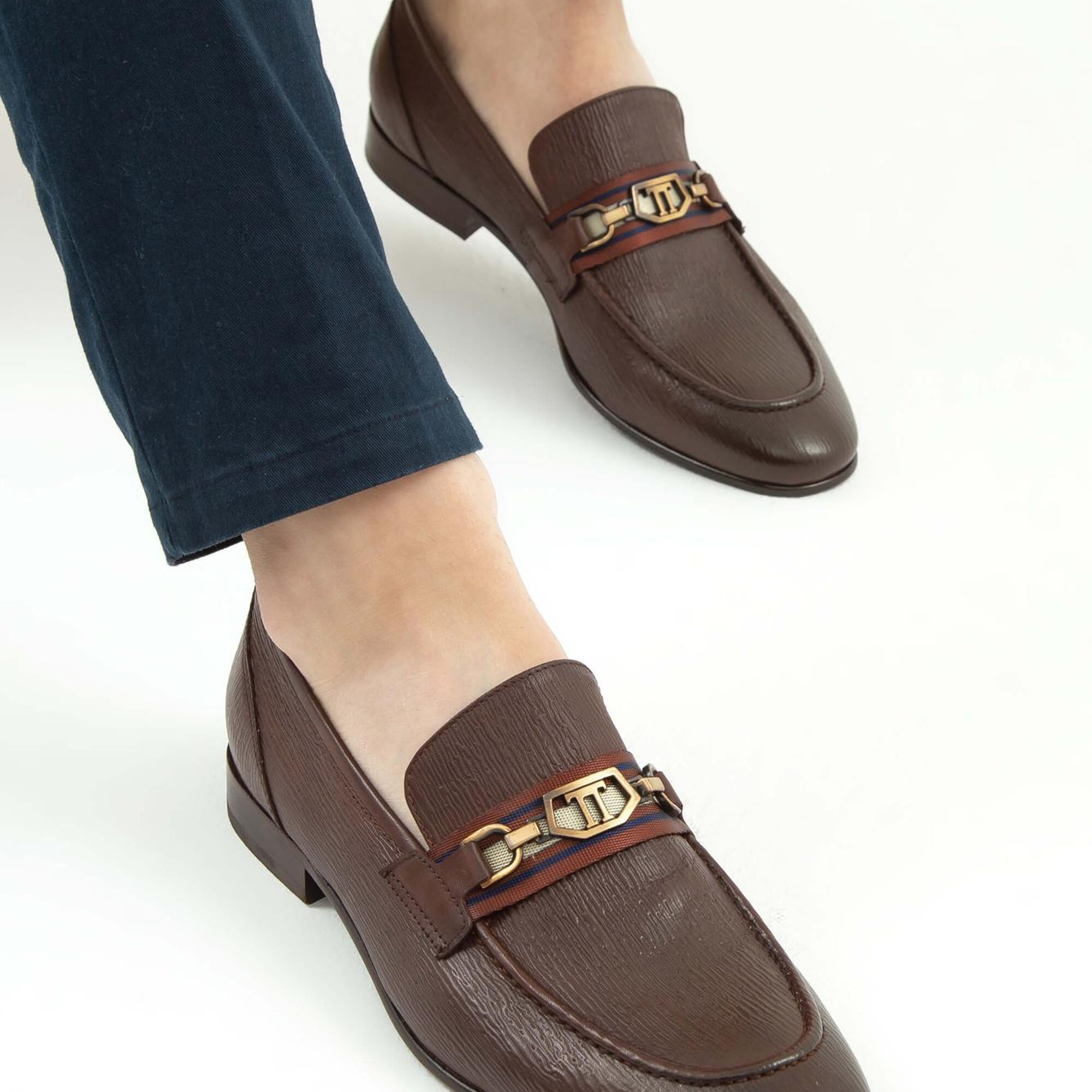 Tamer Tanca Erkek Hakiki Deri Kahverengi Klasik Ayakkabı