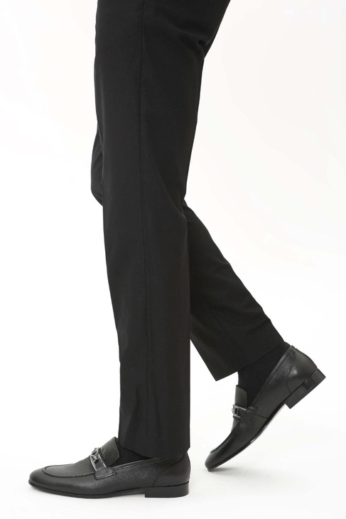  Tamer Tanca Erkek Hakiki Deri Siyah Klasik Ayakkabı