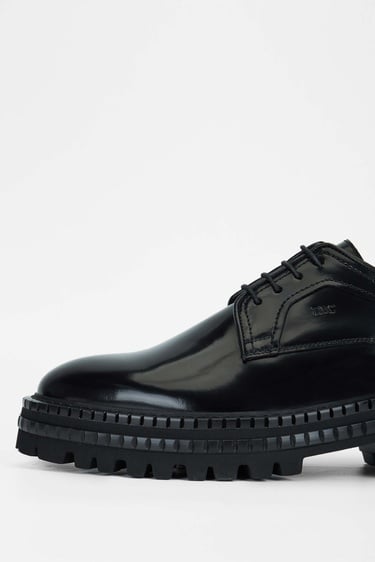  Tamer Tanca Erkek Hakiki Deri Siyah Açma Casual Ayakkabı
