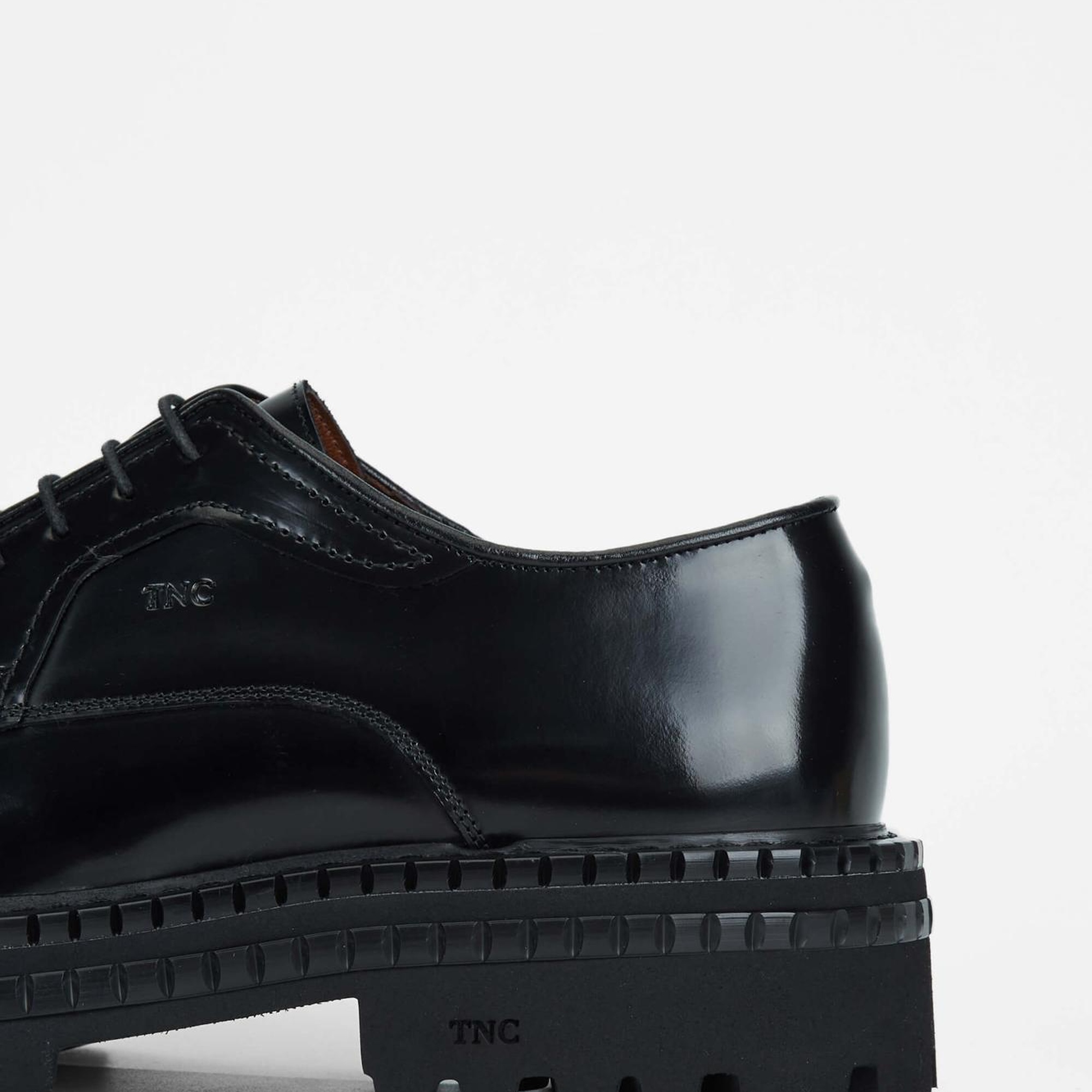 Tamer Tanca Erkek Hakiki Deri Siyah Açma Casual Ayakkabı