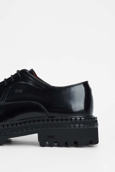  Tamer Tanca Erkek Hakiki Deri Siyah Açma Casual Ayakkabı