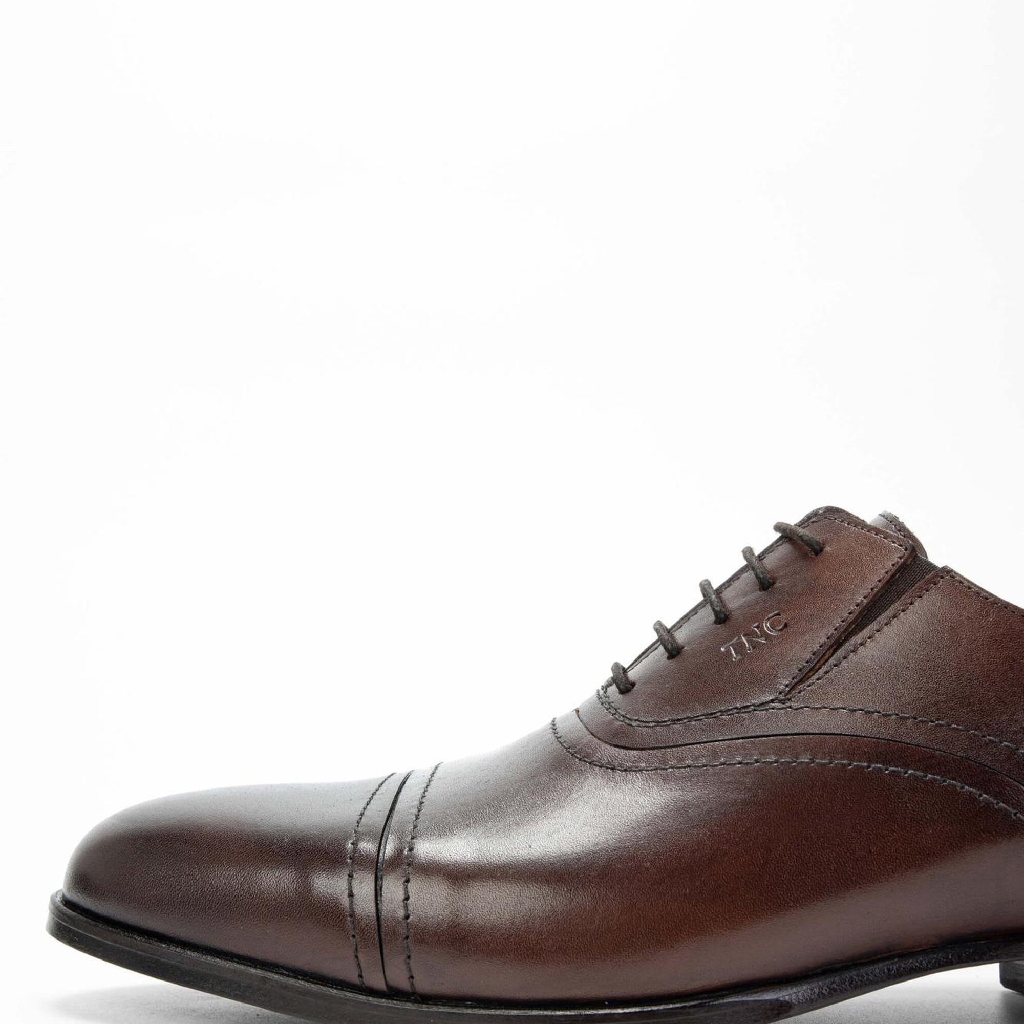 Tamer Tanca Erkek Hakiki Deri Kahverengi Klasik Ayakkabı