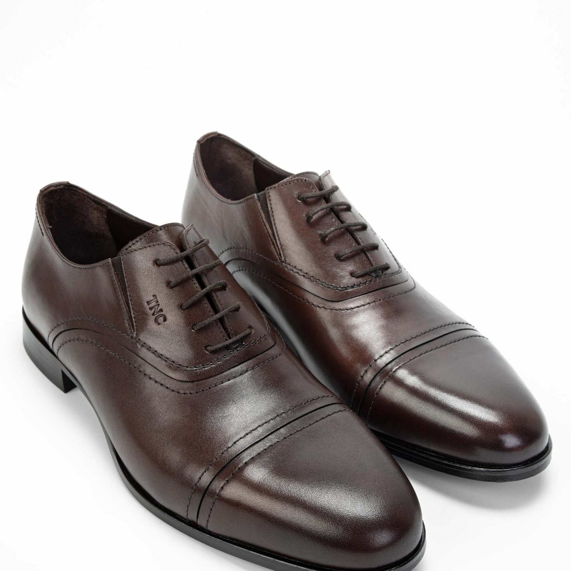 Tamer Tanca Erkek Hakiki Deri Kahverengi Klasik Ayakkabı