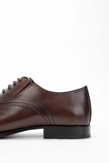  Tamer Tanca Erkek Hakiki Deri Kahverengi Klasik Ayakkabı