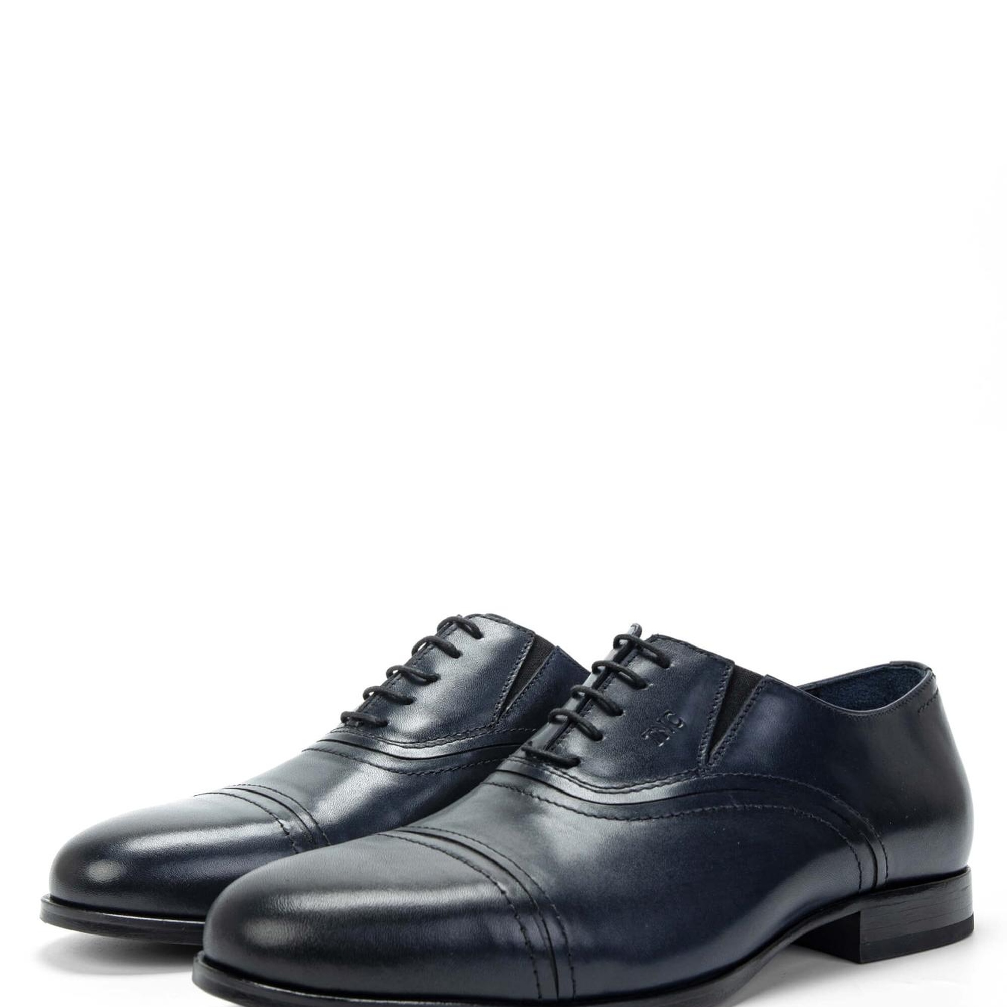 Tamer Tanca Erkek Hakiki Deri Lacivert Klasik Ayakkabı