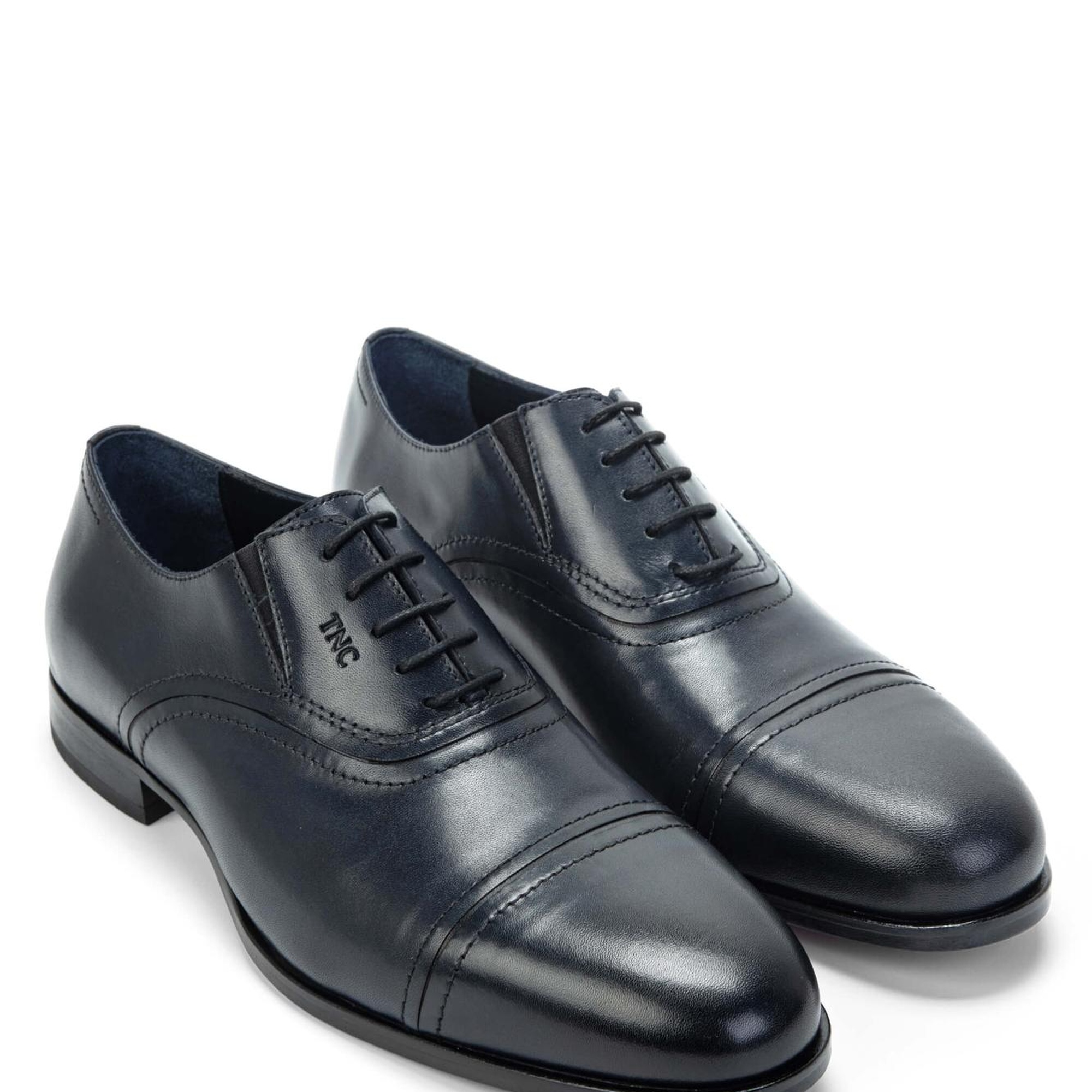 Tamer Tanca Erkek Hakiki Deri Lacivert Klasik Ayakkabı