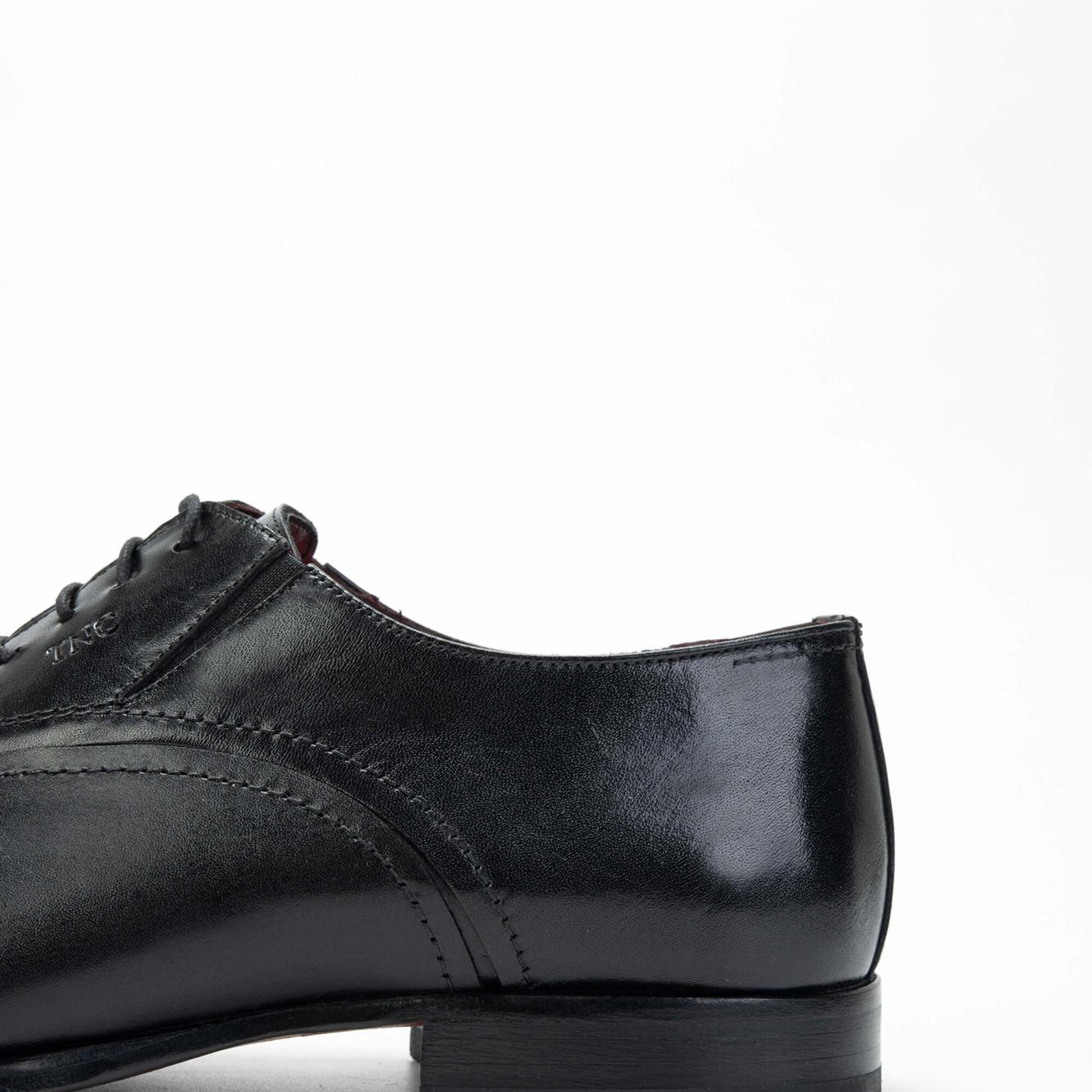 Tamer Tanca Erkek Hakiki Deri Siyah Klasik Ayakkabı