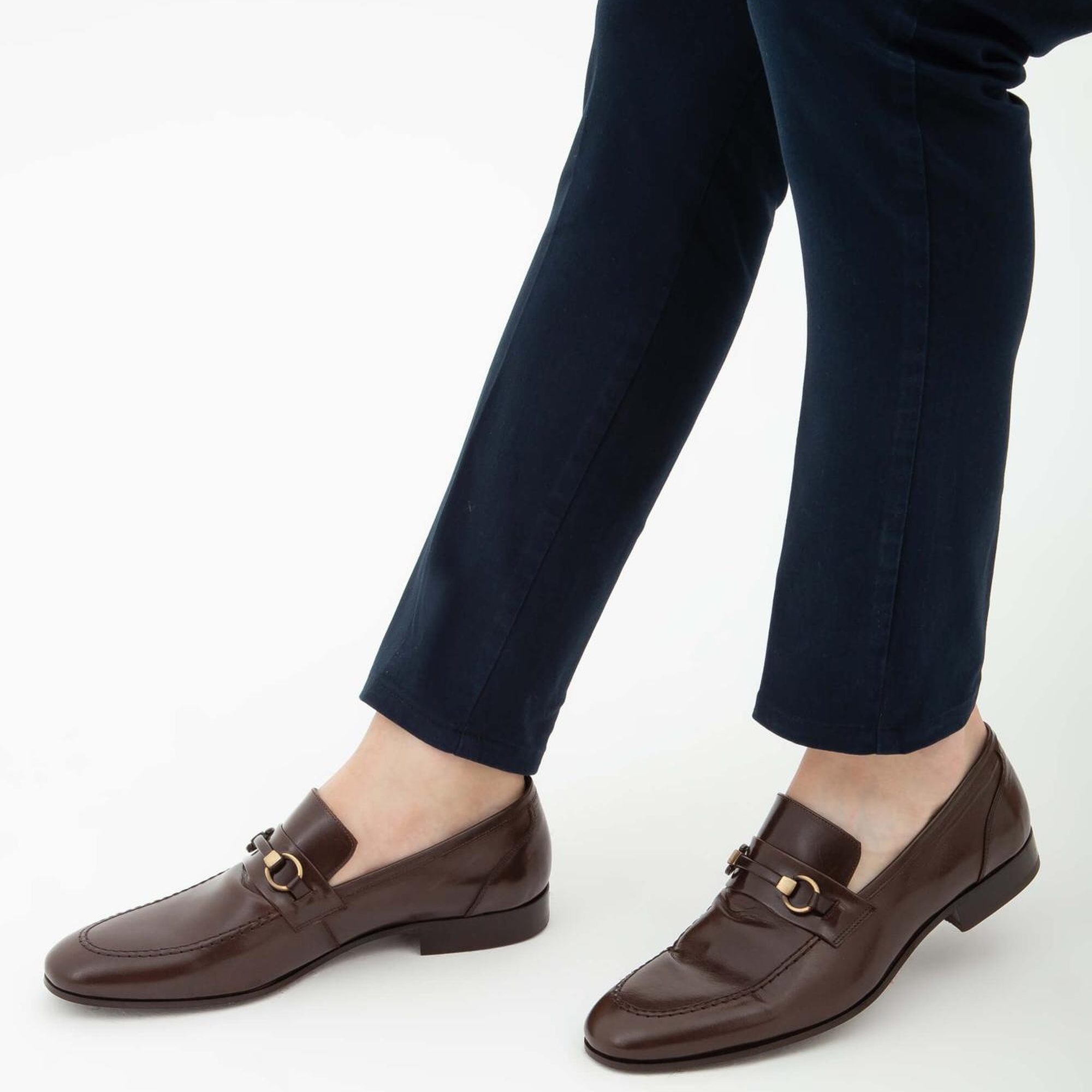 Tamer Tanca Erkek Hakiki Deri Kahverengi Klasik Ayakkabı