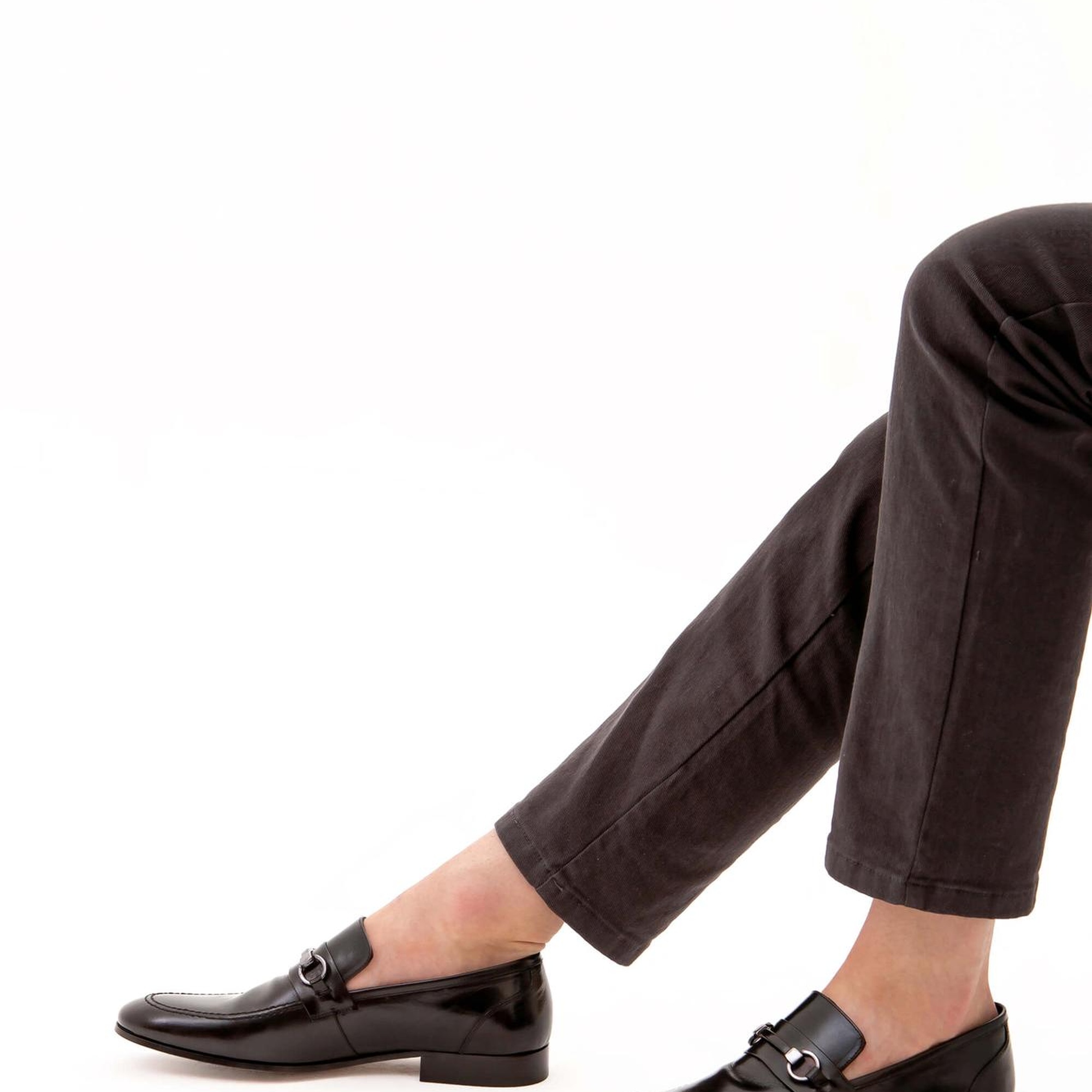 Tamer Tanca Erkek Hakiki Deri Siyah Bufalo Klasik Ayakkabı