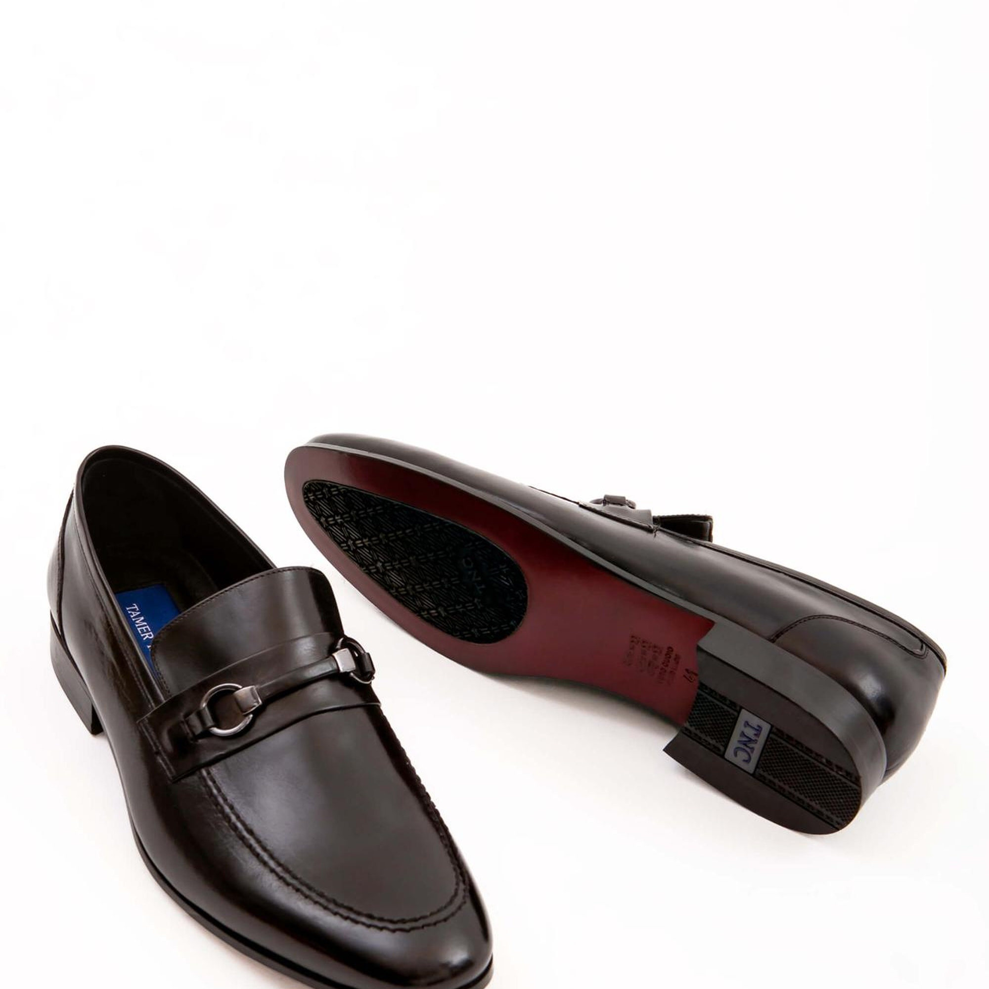 Tamer Tanca Erkek Hakiki Deri Siyah Bufalo Klasik Ayakkabı