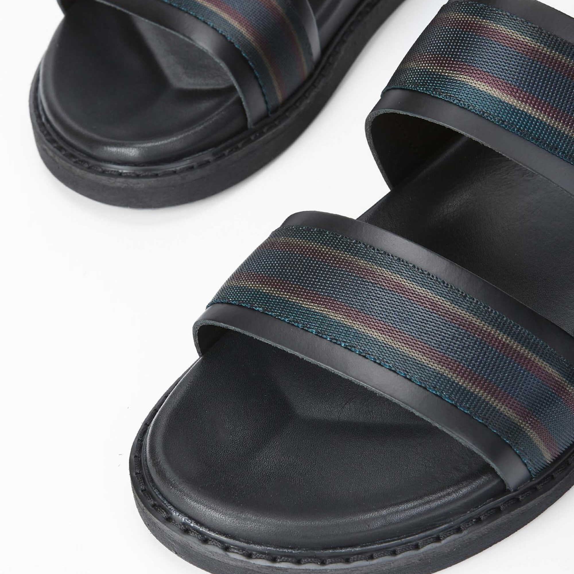 Tamer Tanca Erkek Hakiki Deri Siyah Günlük Terlik