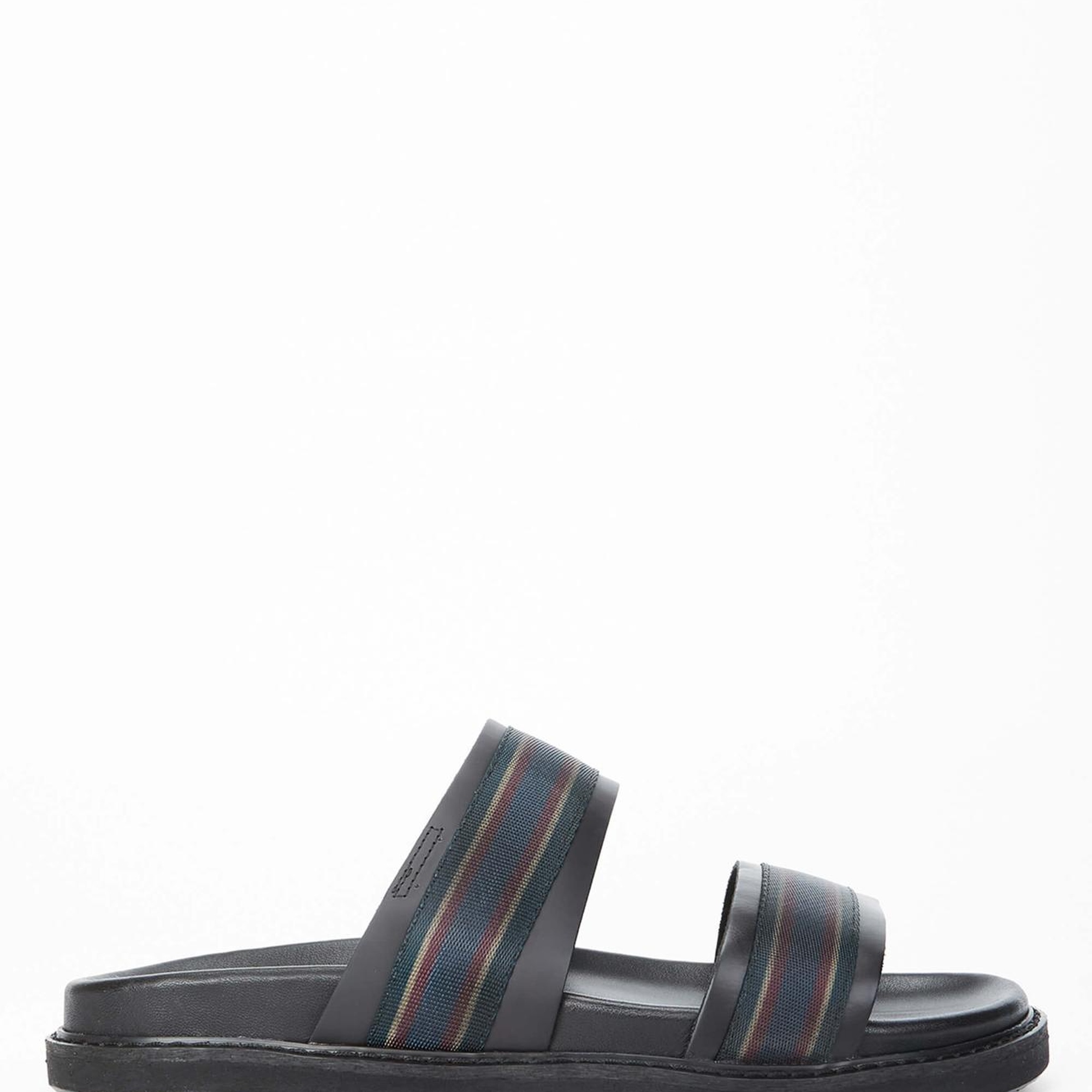 Tamer Tanca Erkek Hakiki Deri Siyah Günlük Terlik