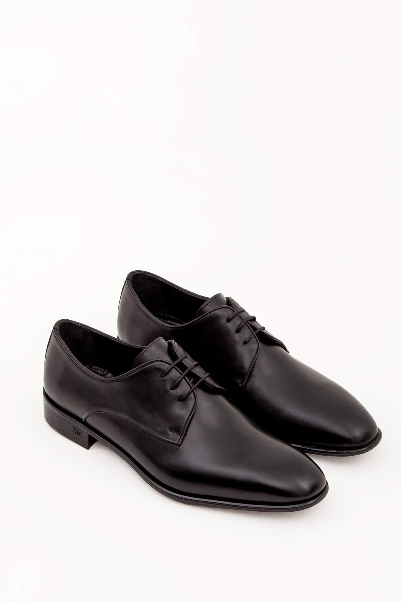 Tamer Tanca Tamer Tanca Erkek Hakiki Deri Siyah Analin Klasik Ayakkabı Casual Ayakkabı | FashFed Siyah - 5. görsel