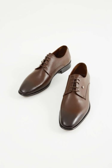  Tamer Tanca Erkek Hakiki Deri Kahverengi Klasik Ayakkabı