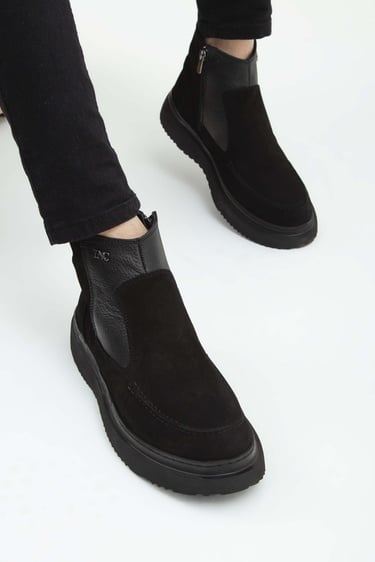  Tamer Tanca Erkek Hakiki Deri SYH NBK/SYH FULL UP Casual Bot