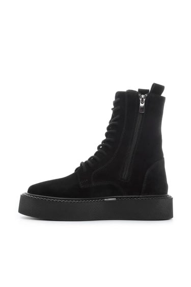  Tamer Tanca Kadın Hakiki Deri Siyah POSTAL Bot