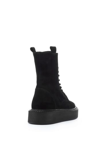  Tamer Tanca Kadın Hakiki Deri Siyah POSTAL Bot