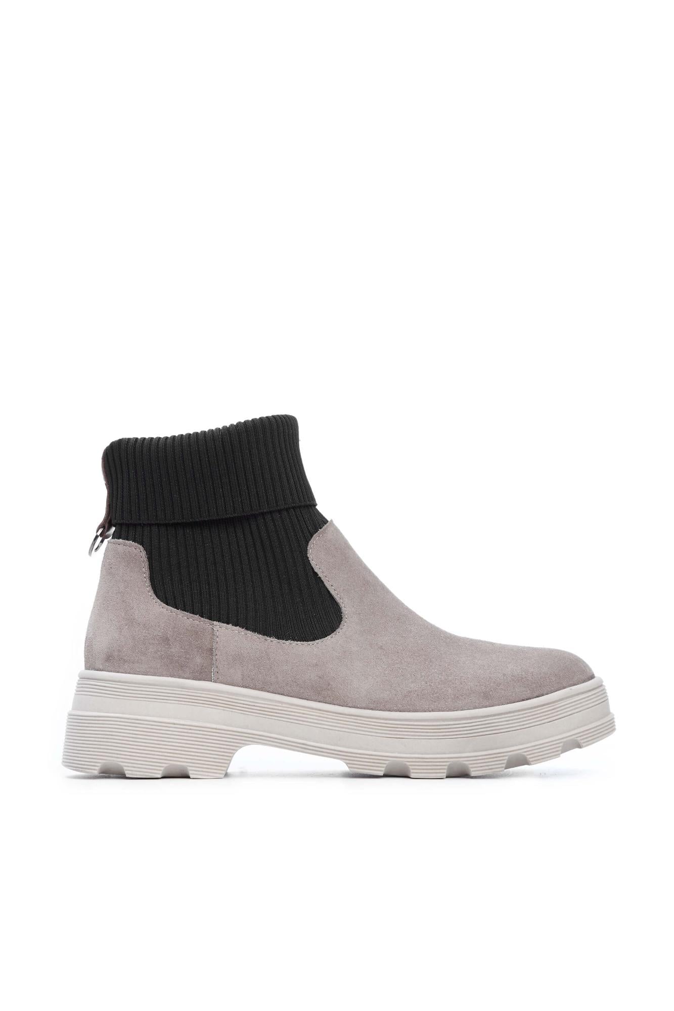 Tamer Tanca Kadın Hakiki Deri Vizon Bot - Görsel 2