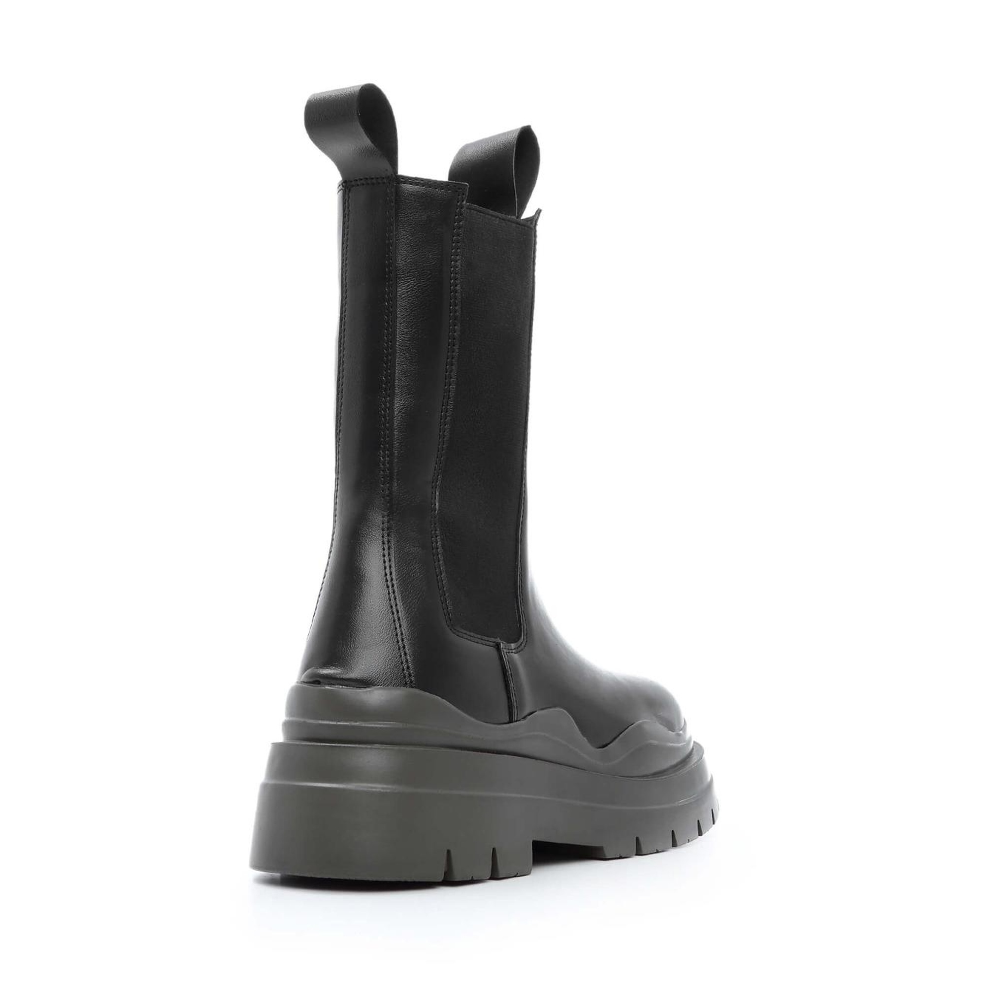 Tamer Tanca Kadın Vegan Siyah/Haki Günlük Bot