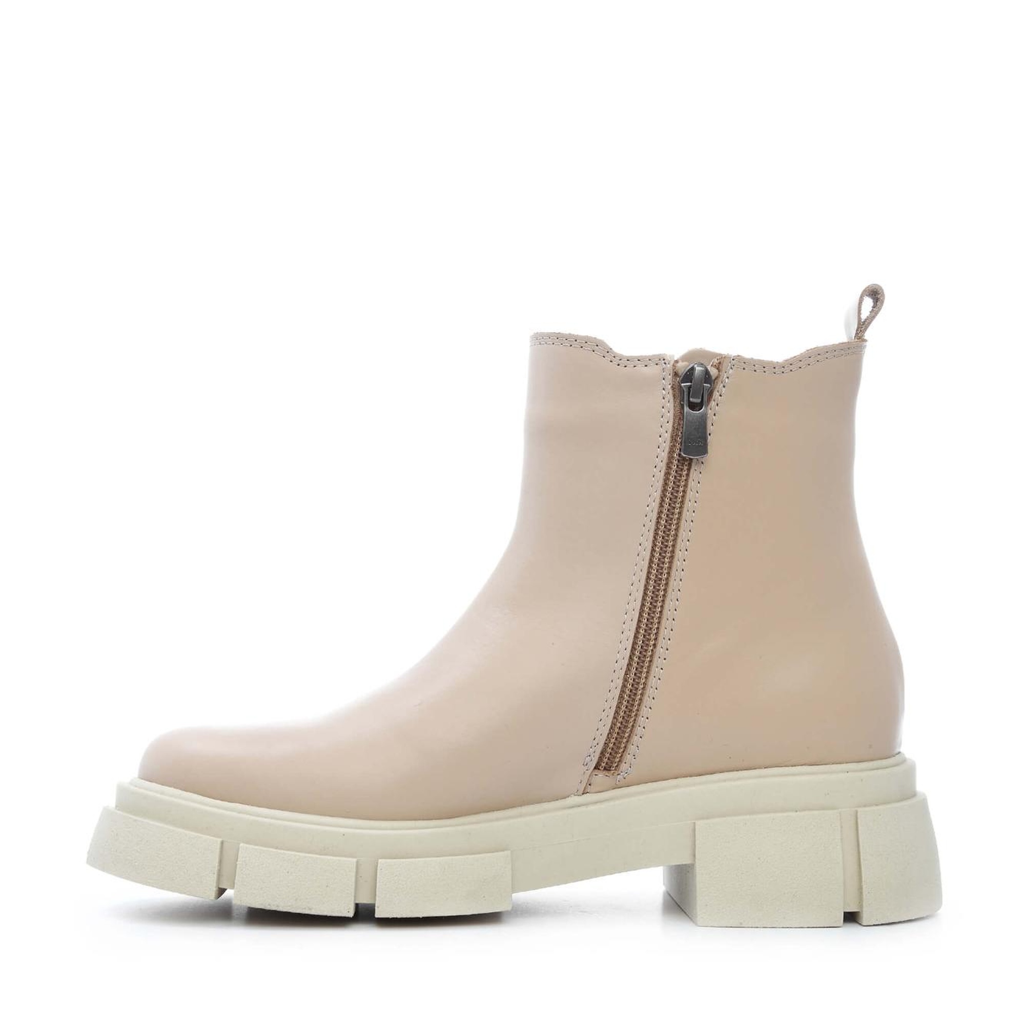 Tamer Tanca Kadın Hakiki Deri Bej Spor Bot